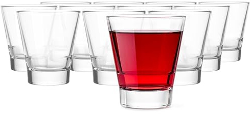 Glasmark KROSNO 1992 Bicchierini da Shot con Fondo Pesante – Set 12 Pezzi – 50 ml – Trasparente – Lavabile in Lavastoviglie