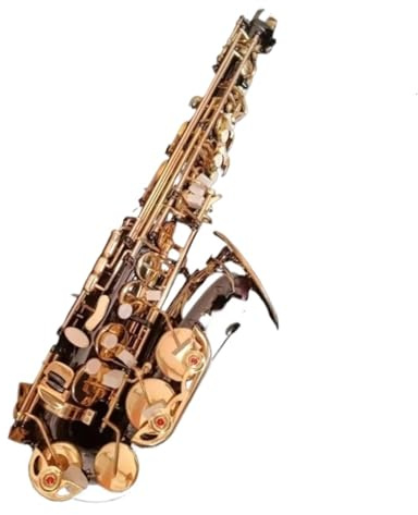 Professionell Saxofon Ess altsaxofon Svart Professionellt Instrument Med Fodral