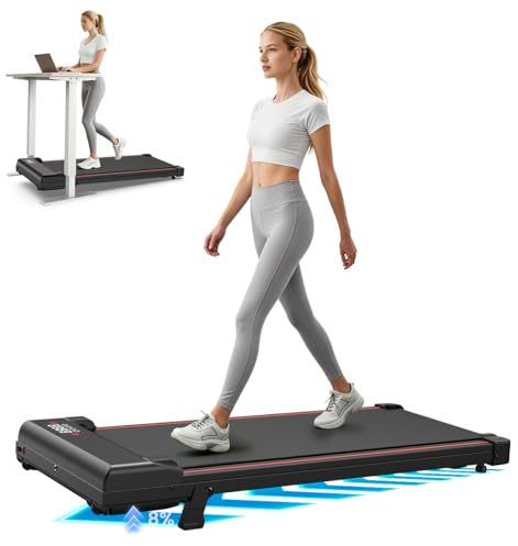 Tapis de Course et Marche 3 en 1 avec Pente 8% – Tapis Roulant Silencieux, 8 km/h, 2,5 CV, Amorti Confortable, Charge 130 kg, Écran LCD – Maison & Bureau