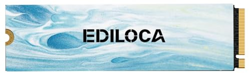 Ediloca EN880E SSD 1 to PCIe Gen4, NVMe M.2 2280, jusqu'à 7100 Mo/s, Cache SLC Dynamique, Disque SSD Interne, Compatible avec PS5 et PC
