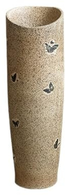 lavabo freestanding Lavandino da esterno semplice con rubinetto e scarico, lavabo bagno piedistallo a pavimento Lavandino per lavanderia indipendente