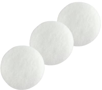 H&C VENT Luftfilter Ø 100 mm 3 stycken │ Polyester DN100 │ Ersättningsfilter för fläkt och ventilationssystem med värmeåtervinning, bostadsventilation och badrumsfläktfilter │ köksfläkt filter DN 100