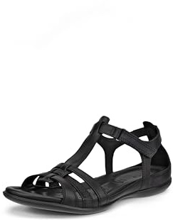 ECCO Flash, Sandalias de Gladiador Mujer, Negro (53859black/Black), 40 EU