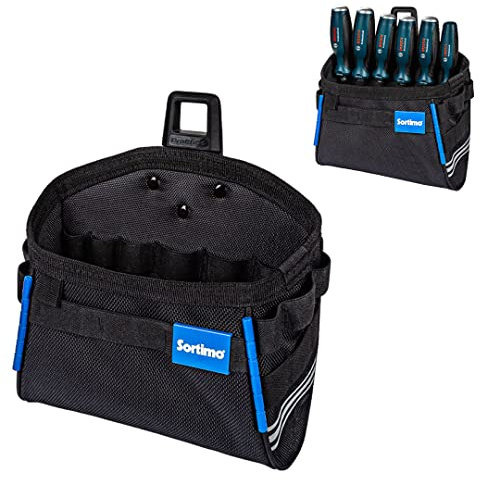Sortimo ProClick Werkzeugtasche L 16- Große Werkzeugtasche mit 15 elastischen Schlaufen – Ideal für Handwerkzeug & Verbrauchsmaterial – Robustes Polyester –Kompatibel mit ProClick Holder