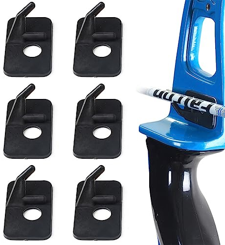 WeddHuis 6 Pezzi Supporto Per Arco Ricurvo Con Plastica, Supporto Freccia in Plastica, Arco per Mano Destra Freccia di Caccia, per Archi Compound