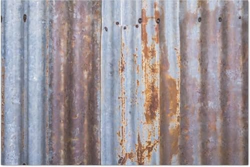 Rusty Tin Large Decoupage Paper, 20 x 30 (For Furniture, large projects) by The Shabby Hummingbird