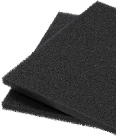 Pawfly Confezione da 2 Acquario Media Pad per filtri per vasche da Pesca Acquario Media filtrante Spugna Filo interdentale per vasche idroponiche Filo interdentale in Schiuma, 23 cm L x 23 cm W