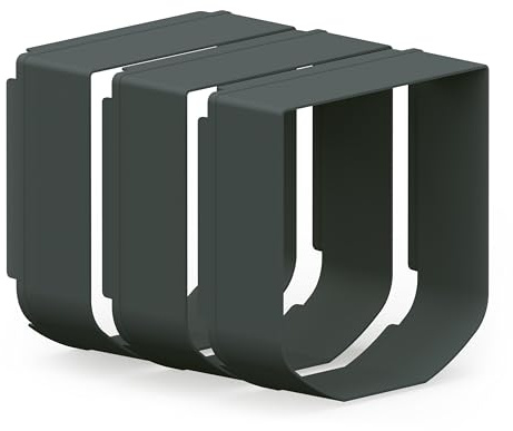 Sure Petcare SureFlap Tunnel Extender, Compatible with SureFlap Microchip Cat Flap & Cat Flap Connect, Wall Installation Accessory, Grey (Pack of 3)