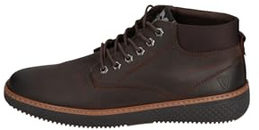 Valleverde Uomo Sneakers Alte 36990A Pelle Marrone 41