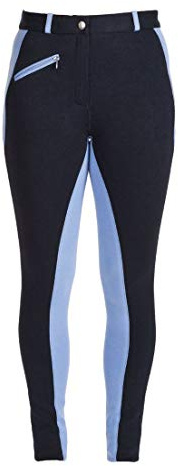 HyPERFORMANCE Sienna Ladies Jodhpurs (24 Inch) (Navy/Cornflower)