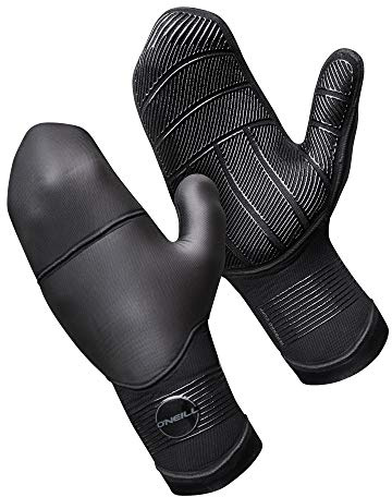 O'NEILL ONeill Psycho Tech 7mm Neoprene Wetsuit Mittens Black - Unisex - Anatomical Fit - Hydrophobic Technobutter 3