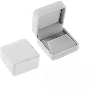 2 Pcs Earring Gift Boxes Velvet Flocked Jewelry Box Earring Storage Gift Case for Girls Women Mother Daughter