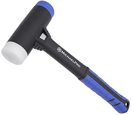 MichaelPro MP004026 13.6-Inches Double Faced Soft Mallet | Weather-Resistant, Well-Balanced Handle, Shock & Spark Resistant Head