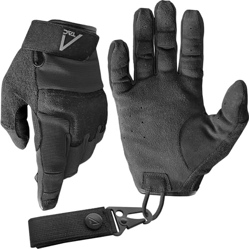 ACE Schakal Outdoor Glove - Taktiska Handskar för Airsoft, Paintball och Skytte - Pekskärmskapacitet - Svart - XXL