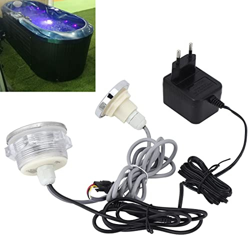 Luci Per Piscina, Luci Per Vasca Idromassaggio, Luci a LED Sommergibili, Luci Subacquee Colorate Lampada a LED Impermeabile 12V con Controller Per Vasca Idromassaggio Per Piscina, EU 230-240V