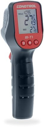 CONDTROL - Thermomètre Infrarouge IR-T1 - Température Sans Contact - Mesure -50°C à +600°C - Pointeur Laser Précis - Résultat Instantané - Garantie 2+1 Ans