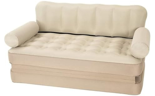 VIGOEXPRESS 3-in-1 Luftsofa, Aufblasbare Schlafcouch, Luftbett 2 Personen Luftmatratze für Gäste Camping oder Heimgebrauch, Aufblasbares Sofa Camping Luftsofa - SOFLINKA