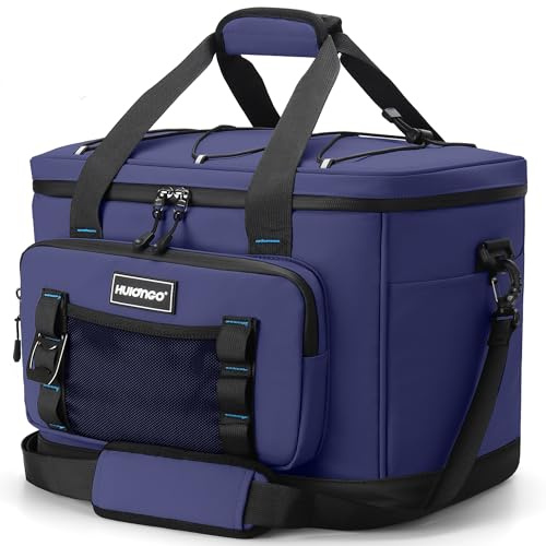 Hulongo Glacière Grand Pliable ，30L Sac Isotherme Imperméable Souple Glaciere pour Pique Nique, Courses, Camping, Voyage, Épicerie et Pêche