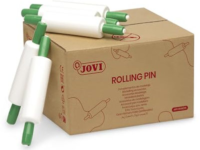 Jovi - Caja con 25 Rodillos de modelaje Ideal para plastilina (155R/25)