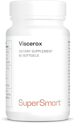SuperSmart – Viscerox – Brûleur de graisse abdominale & perte de poids – Complément antioxydant | Sans OGM & sans gluten – 60 capsules molles