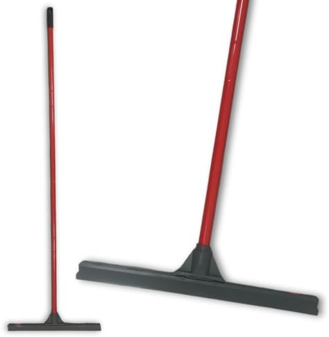 Tyroler golvskrapa 100% ultra resistent silikon, ledblad för effektiv skanning på flera ytor, 140 cm handtag i 4 delar, torkar snabbt golvet utan vattenspår