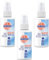 Sagrotan To Go Hygiene Pumpspray – Desinfektionsmittel für Textilien und Oberflächen im Haushalt – 3 x 100 ml Sprühflasche im praktischen Vorteilspack
