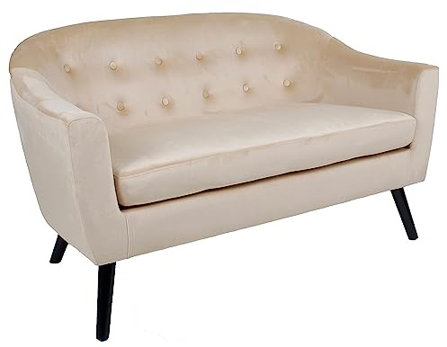 Gardenia Canapés Deux Places, Taupe, 130x75x73