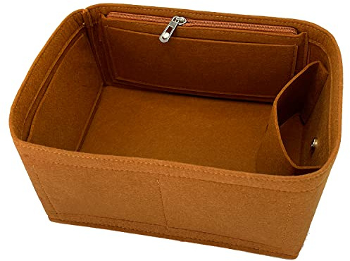 banbeln NOE NW BB väska organiseringsinsats för ryggsäck tygväska stor innerväska i väska YMX229-NY (L:25 x 18 x 14 cm, brun-CL)