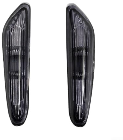 Aprilsunnyzone blinkersljus för BMW E46 E60 E61 E83 3-serien blinkers sidoljusindikator sidomarkeringsljus och blinkers (grå)