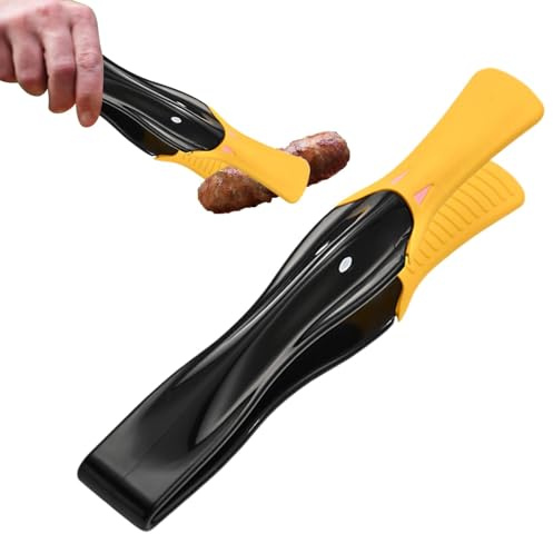 Pinzas de pato de cocina, pinzas magnéticas de madera, herramienta de cocina reutilizable, clip de cocción a prueba de calor, mango antideslizante, apto para lavavajillas, utensilios para, servir