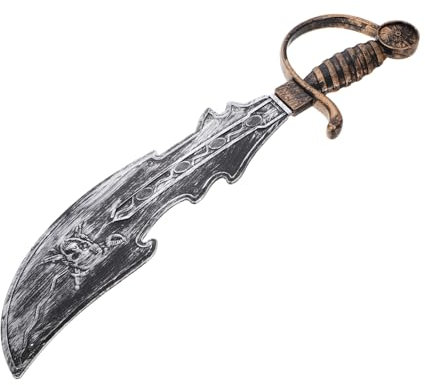 Healeved Décorations Faux Couteau Accessoire De Costume De Pirate pour Hommes Couteau De Costume Couteau Prop De Costume De Pirate Accessoire De Couteau Cosplay Plastique