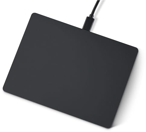 Amazon Basics Multi-Touch-Trackpad mit Gestensteuerung, kabelgebundenes USB-C-Touchpad für Windows-PCs (Nicht kompatibel mit macOS), 16,27cm 1,8m langes Kabel, Schwarz