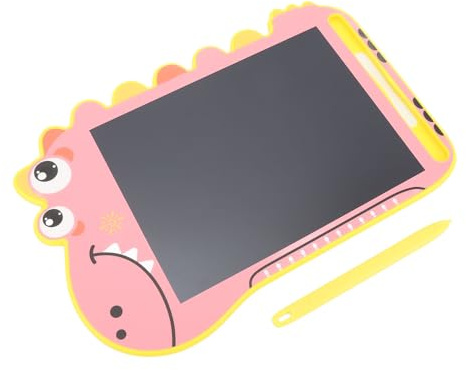 Yosoo Tableta de Escritura LCD, Pizarra de Dibujo de 8.5 Pulgadas con Pantalla Protectora para los Ojos, Lápiz Incluido, Juguete Reusable y Borrable con Temática de Dinosaurios para