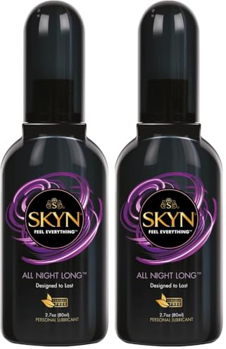 Skyn All Night Long, Gel lubrificante, 80 ml (Confezione da 2)