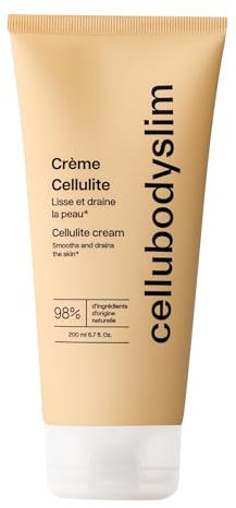Crème Anti-Cellulite Puissant Naturelle | Élimine Cellulite et la Peau d'Orange | Tonifie et Remodèle la Silhouette | Extrait de Lierre, Drainante et Lissante | Soin Quotidien Cellulite pour Corps |