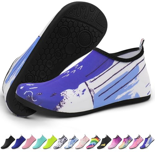 Cycayit Chaussures Aquatiques Homme Femme Antidérapantes Séchage Rapide | Chaussures aquatiques légères, respirantes et antidérapantes, à séchage rapide, pour piscine, plage, mer et sports nautiques.