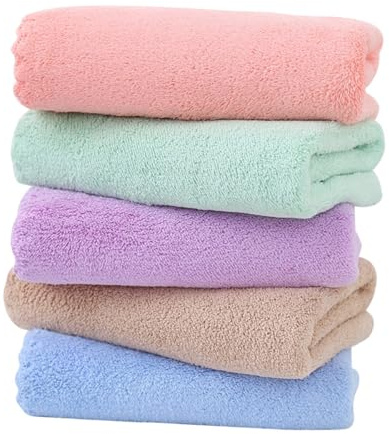 VILLCASE 5 Tapis de Cage pour Cobaye en Matériau Synthétique Confortable et Respirant, Serviettes Absorbantes pour Bain et d'animaux, Lot de 5 Pièces Adaptées aux Petits Animaux