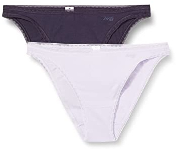 sloggi GO Mini C2P, Slip, Donna, Multicolore (Blue Light Combination), XS