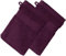 Erwin Müller Waschhandschuh Friedrichshafen 2er- Pack, 100% Baumwolle aubergine Größe 15x21 cm - Premium-Qualität, unvergleichlich saugfähig, hautsympatisch, formstabil (weitere Farben)