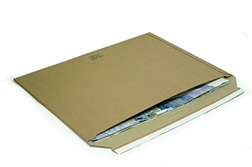 Versandtaschen aus Wellpappe Karton Kalenderverpackung 470 x 665 mm braun quer(ps.497) (10)