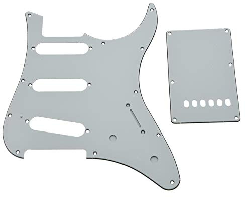 KAISH gitarr SSS pickguard och trem fodral passar för Yamaha PACIFICA vit 3 lager