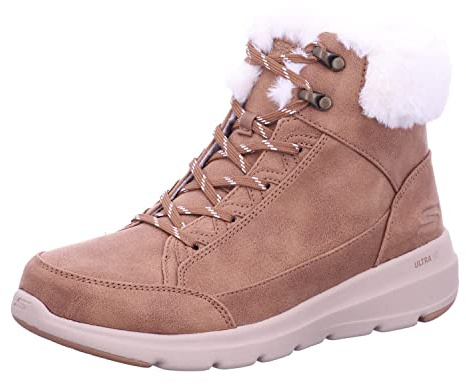 Skechers Glacial Ultra – Cozyly, Botas Mujer, Chestnut, 38 EU