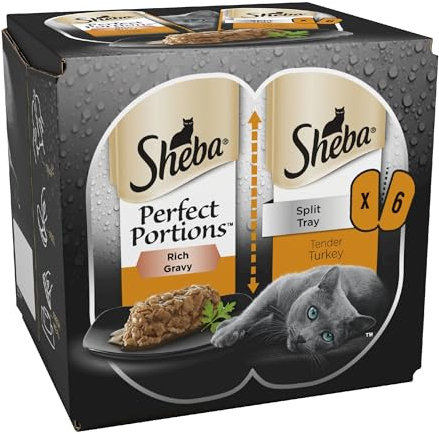 Sheba Portions with Turkey Chunks in Gravy 3x(2x37.5g)