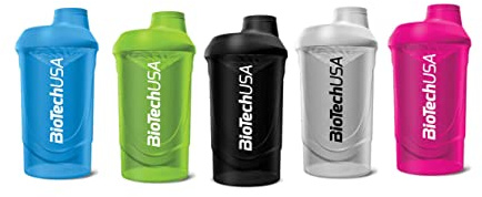 BioTechUSA Biotech USA Wave Shaker 5 Farben MIX Box ,600ml mit Sieb (5 Shaker), BT-281222-01