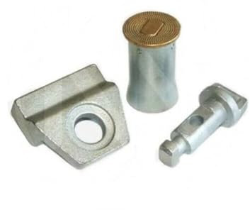 POTENT Occhiolo Fisso e Mobile per Basculante 2830B/40/630, Kit di Chiusura in Acciaio Massiccio, Resistente al Taglio