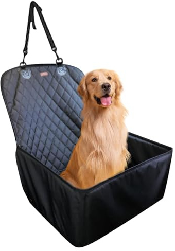 Mimoqk Bilsäte för husdjursmatta, hundbilstol, kattsäte, hund boostersäte, husdjurssätet, hundbilsäte för små hundar, hundbilsäte för stora hundar, tvättbar hundbil säng för baksätet