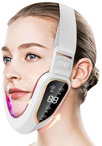 Electric Facial Massage Device - Radio Frequency Skin Tightening Device | Galvanic Facial Machine with Remote Control, Microsculture Beauty Tool