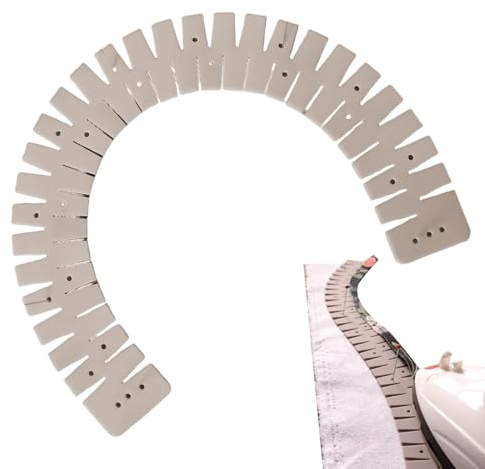 Righello termico per cucire,Calibro orlo,Righello da stiro termoisolante,Strumento flessibile in silicone con curva per ferro da stiro per imbottitura, trapuntatura