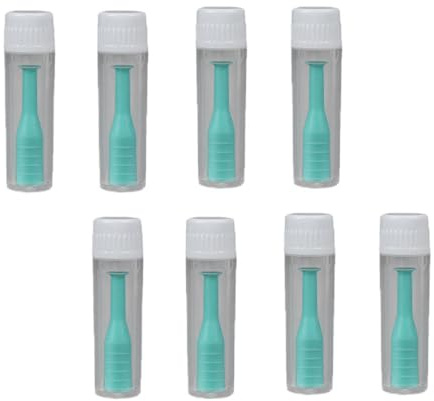 BETOOKY Kit 8 Set Strumenti per Occhiali a Ventosa in Silicone e ABS per Inserire e Rimuovere Morbide Verde, per Uso Quotidiano Sicuro e Pratico