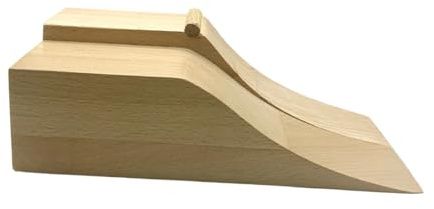 Hellery Rampa in Legno per Skateboard, Rampa Professionale per Skateboard, Giocattolo in Legno, Stimola La creatività di Bambini E Adulti, Style B